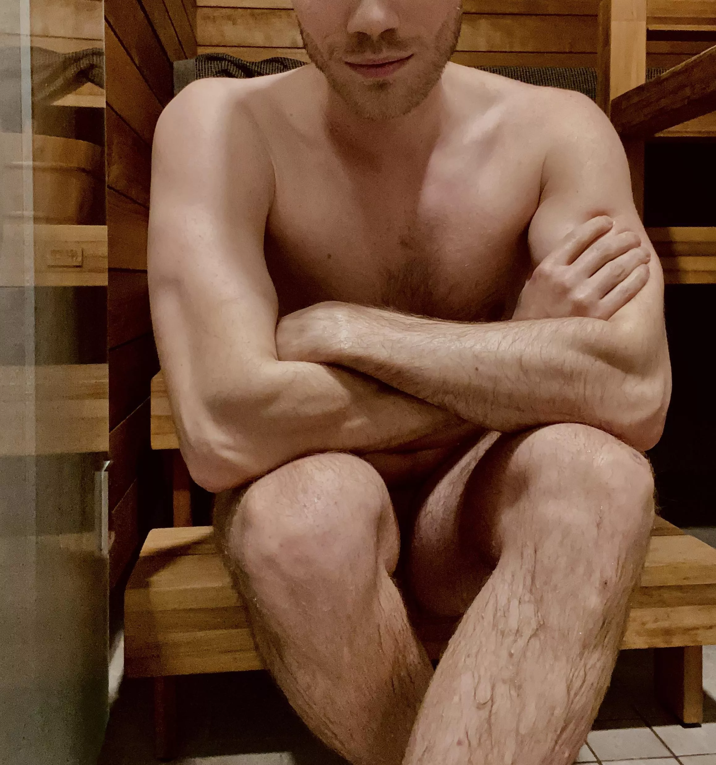 Luckily I have my tiny sauna to relax after long shifts at work