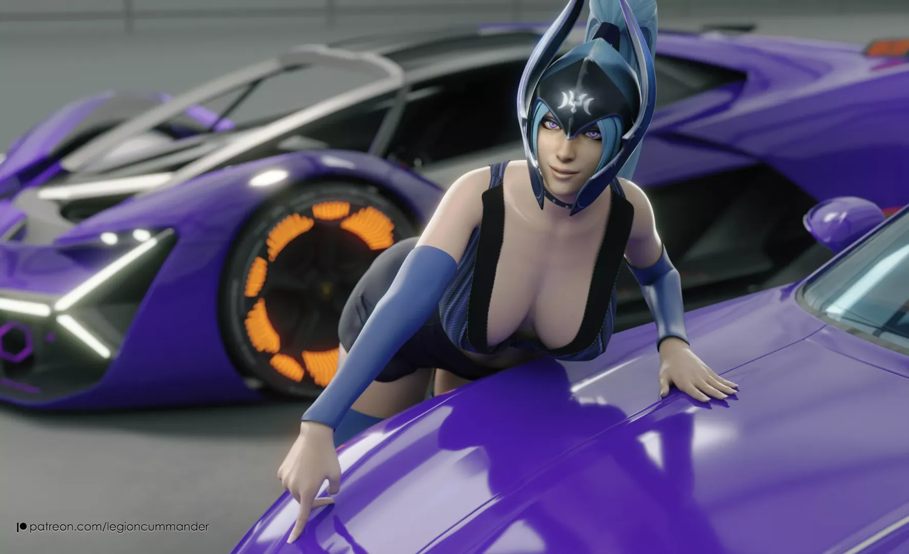 Luna loves cars ;) [Dota 2] (legioncummander)