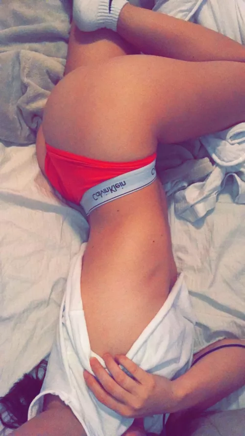 Lying on the bed
