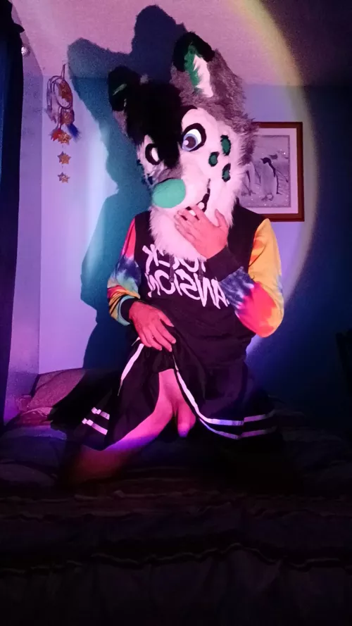 |M| Y-you want to peek under my skirt?? 😳 OK.. just this once (Twitter: @sinful_solas) FULL 16 pic album available to purchase. DM to inquire 💋