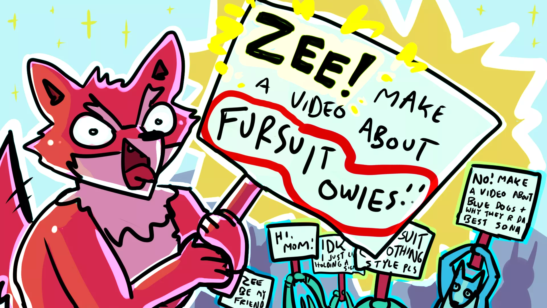 made a video about the injuries people get while fursuiting and it was hard for me to finish [oc]