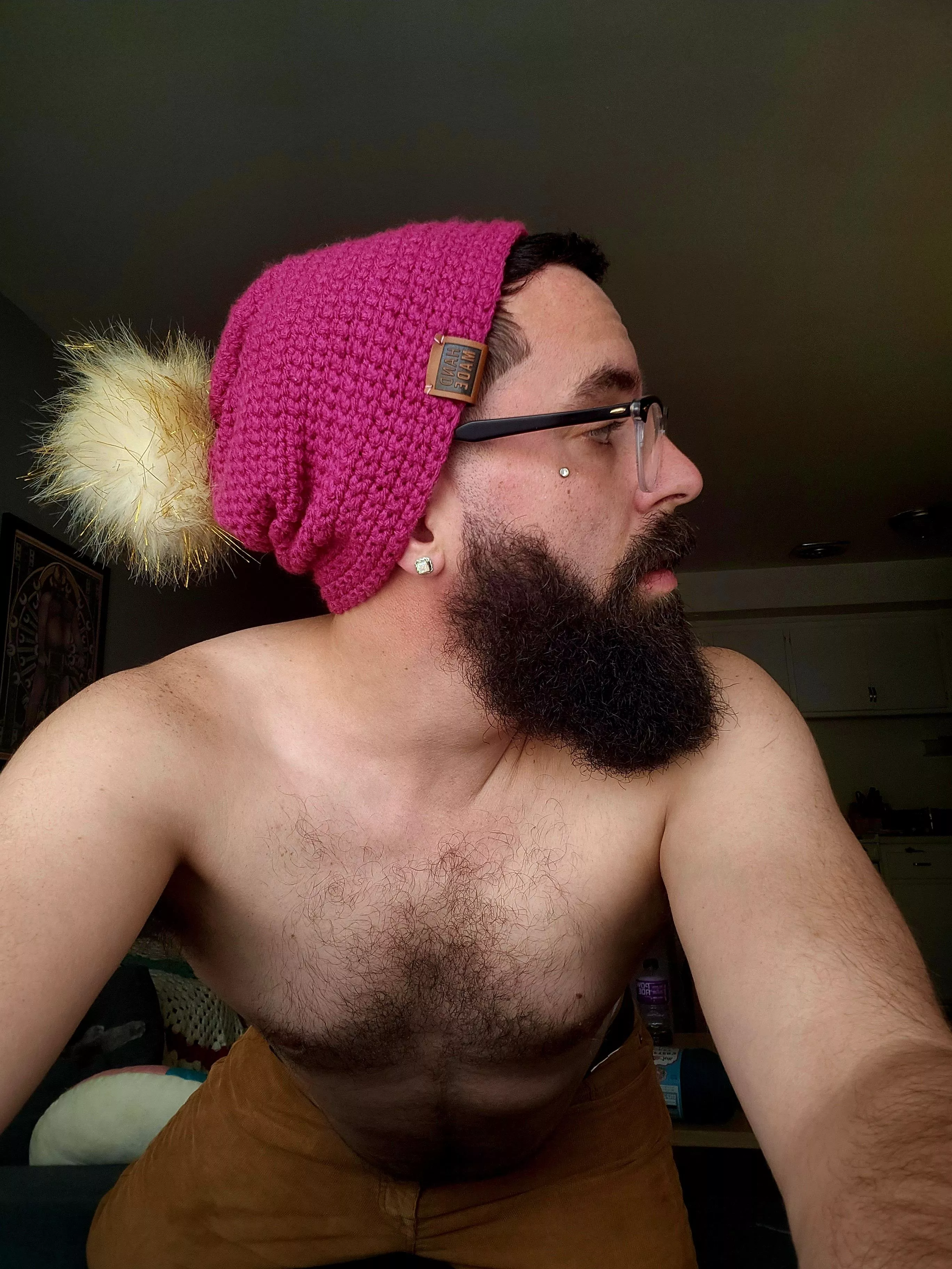 Made this hat today! Getting chilly out there ❄️