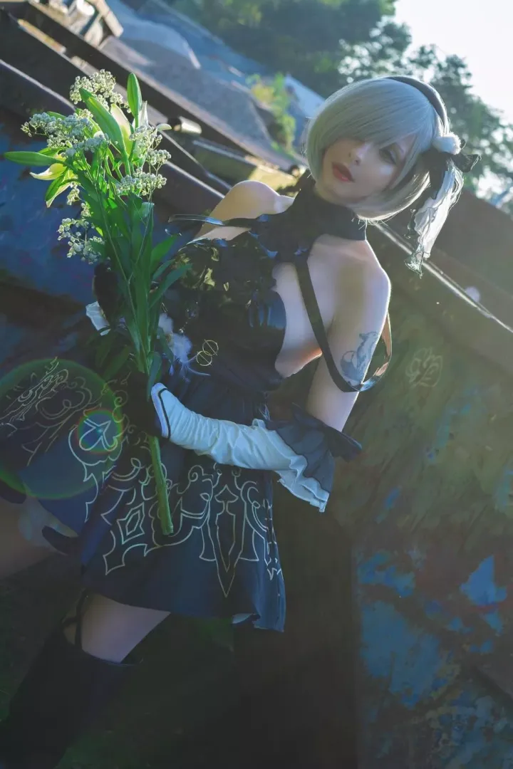 Magical girl 2B by Slaysha