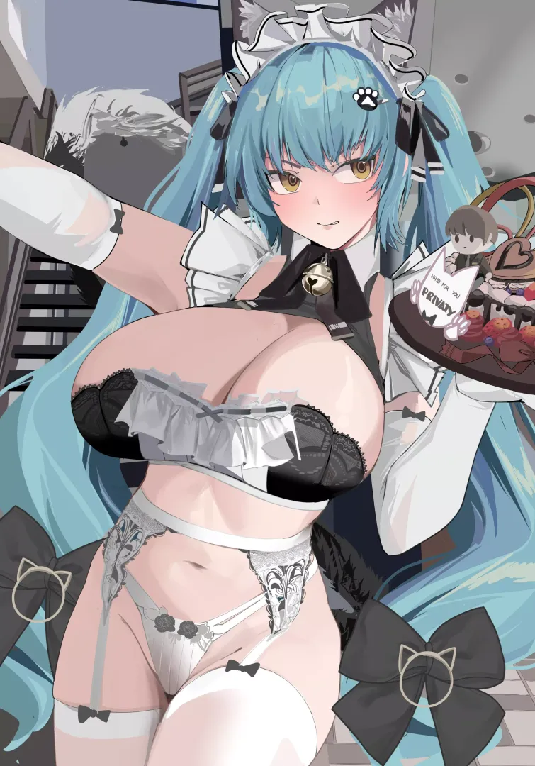 Maid Privaty’s special LEWD service (zwei) [Nikke]