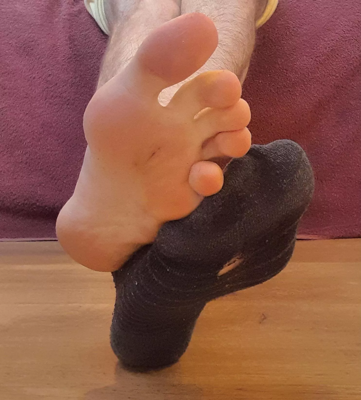 Make my foot wet and you'll get the other one