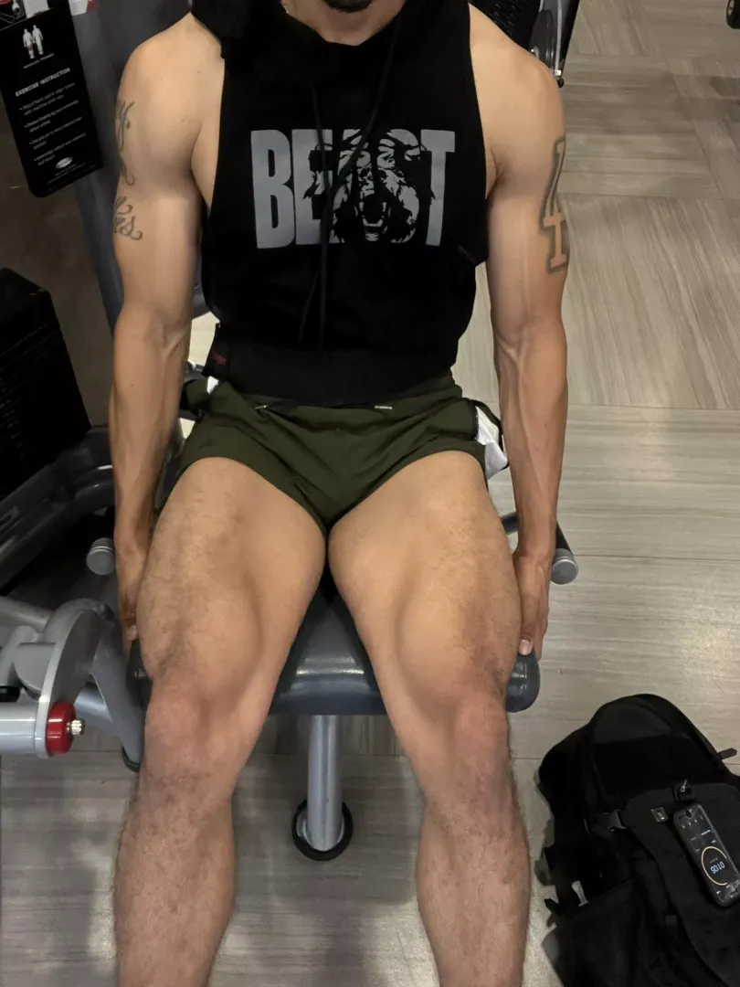 Make sure you workout legs