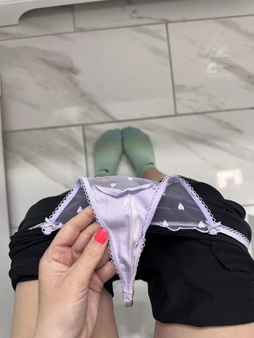 Make them wet again with your tongue 