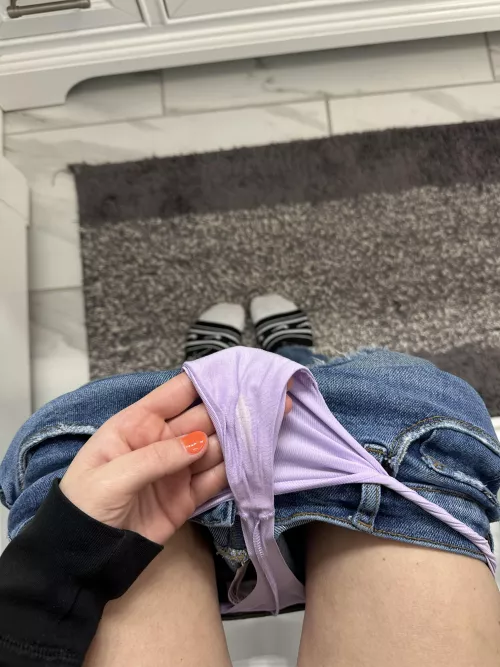 Make them wet again with your tongue