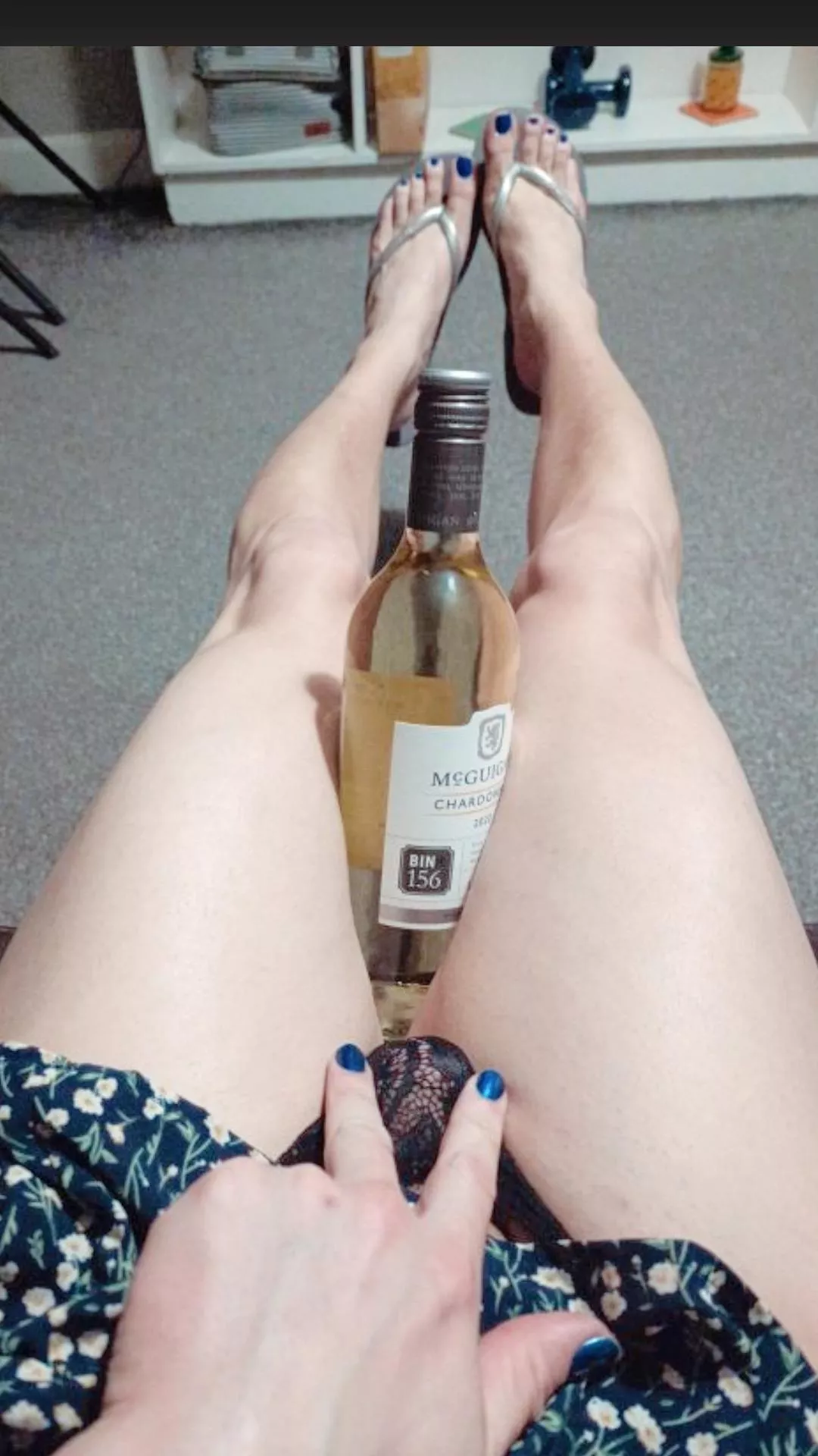 Make yourself comfortable, I have some wine and Tgirl's milk, don't be shy, take as much as you want 😋