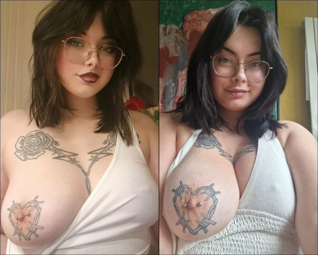 Makeup vs no makeup 