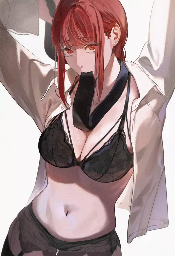 Makima Getting Dressed (Chainsaw Man)