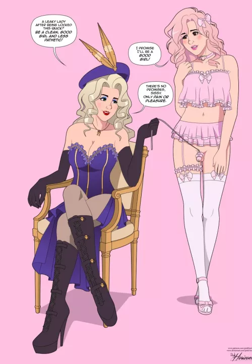 Making a lady out of my wimpy boyfriend 