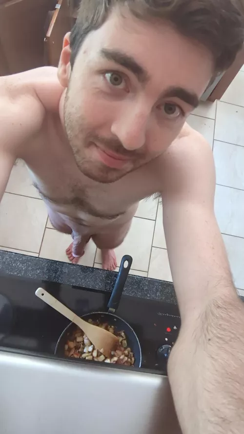 Making a quick lunch