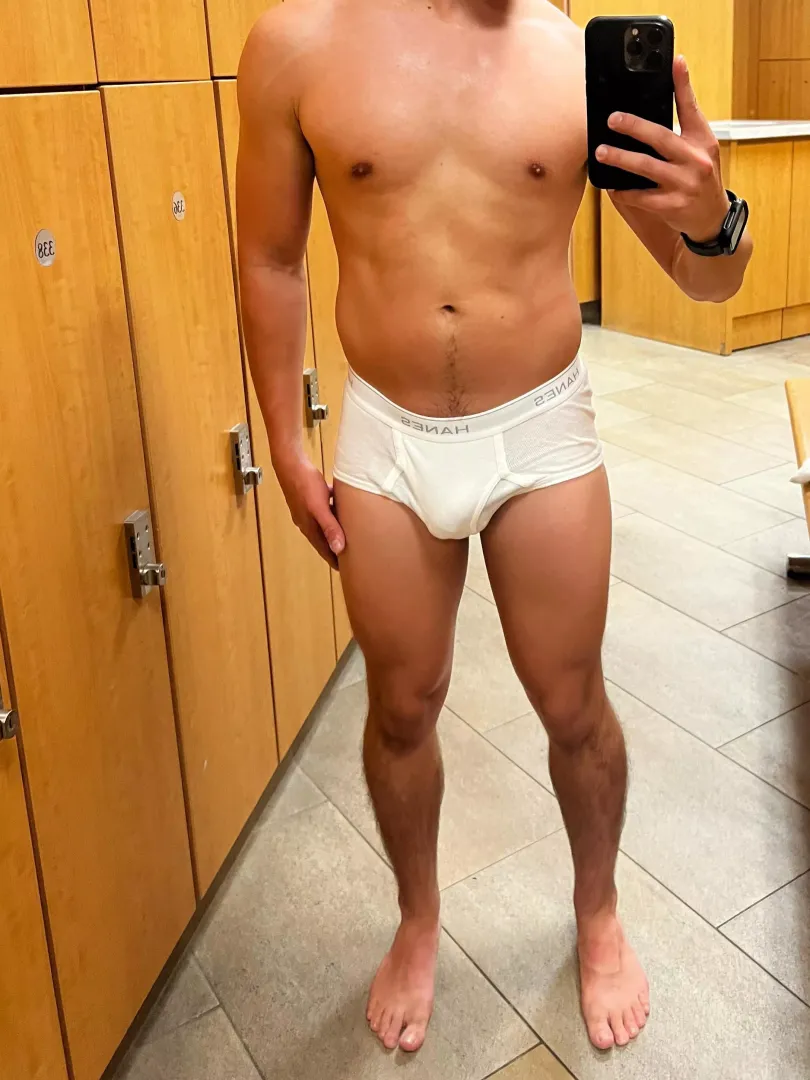 Man, feels good to only wear these in the locker room and unwind