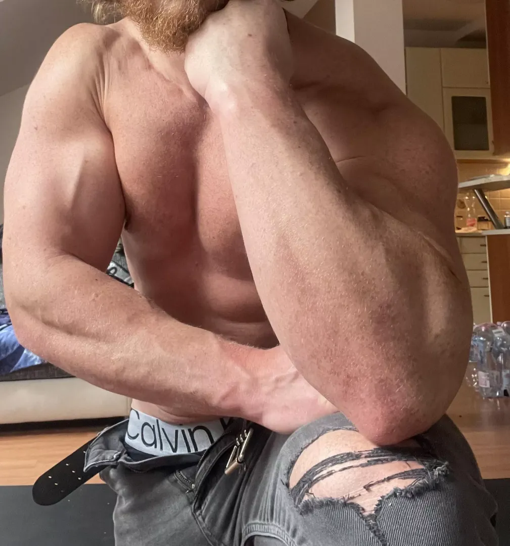Manly forearms
