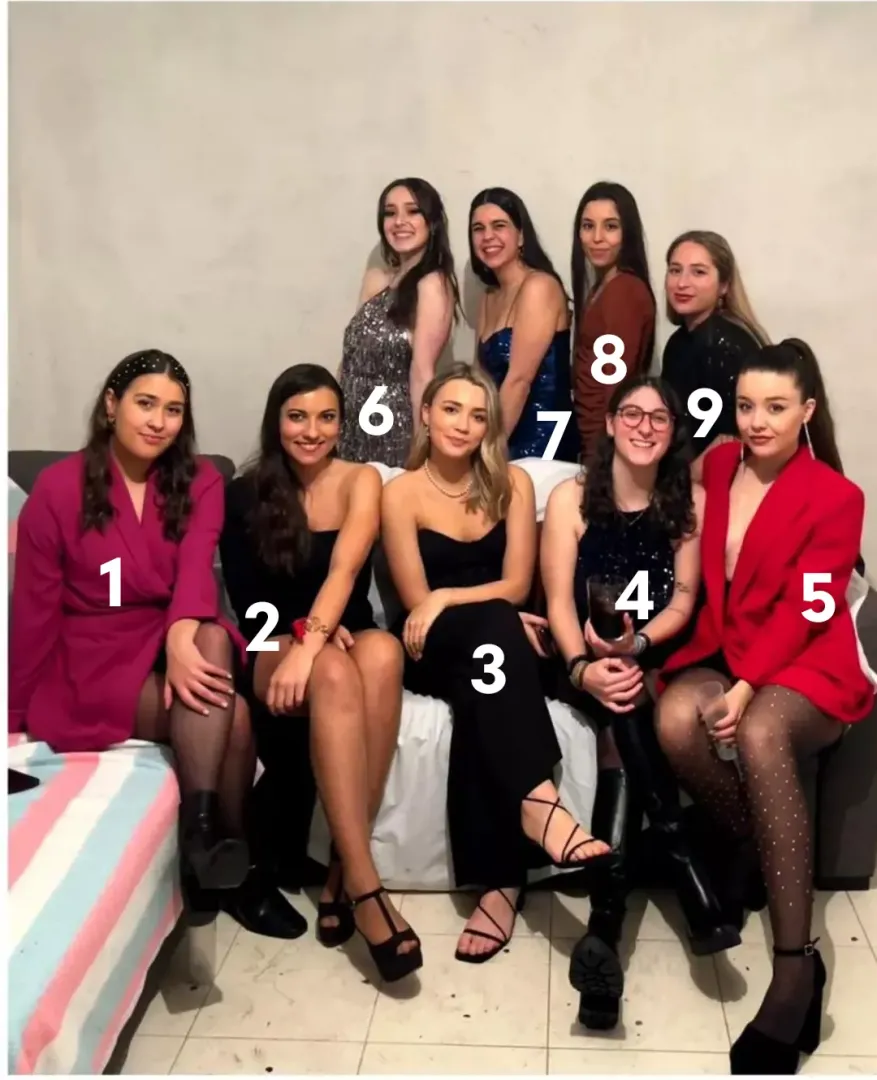 Many girls to rank