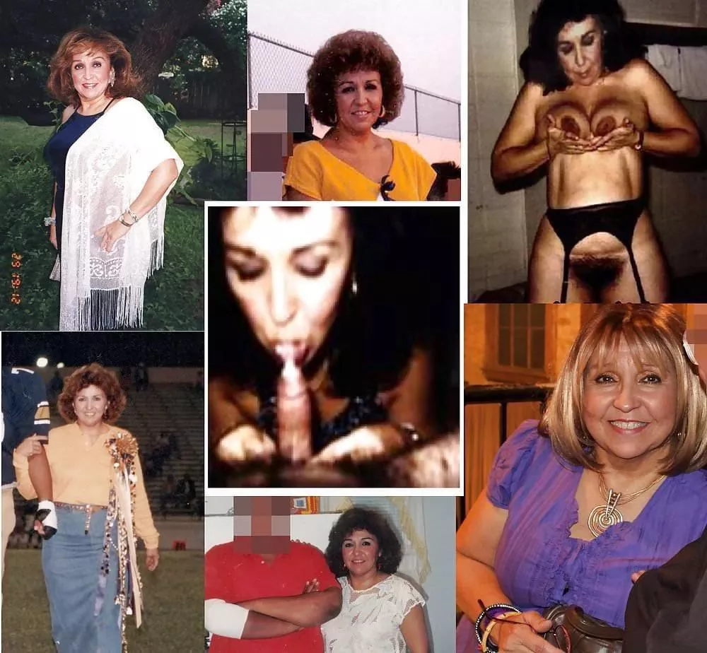 Many roles of a gorgeous latina woman