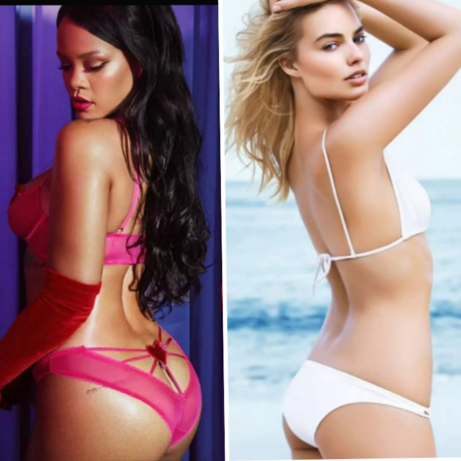 Margot Robbie beat Rihanna by 72% on r/Celebbattles