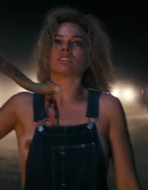 Margot Robbie Nip Slip in Babylon