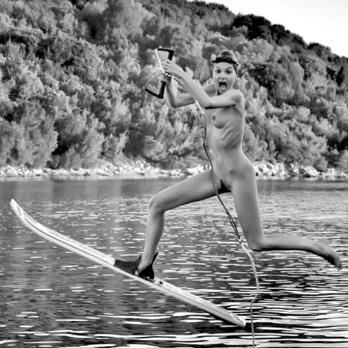 Maria on nautical ski