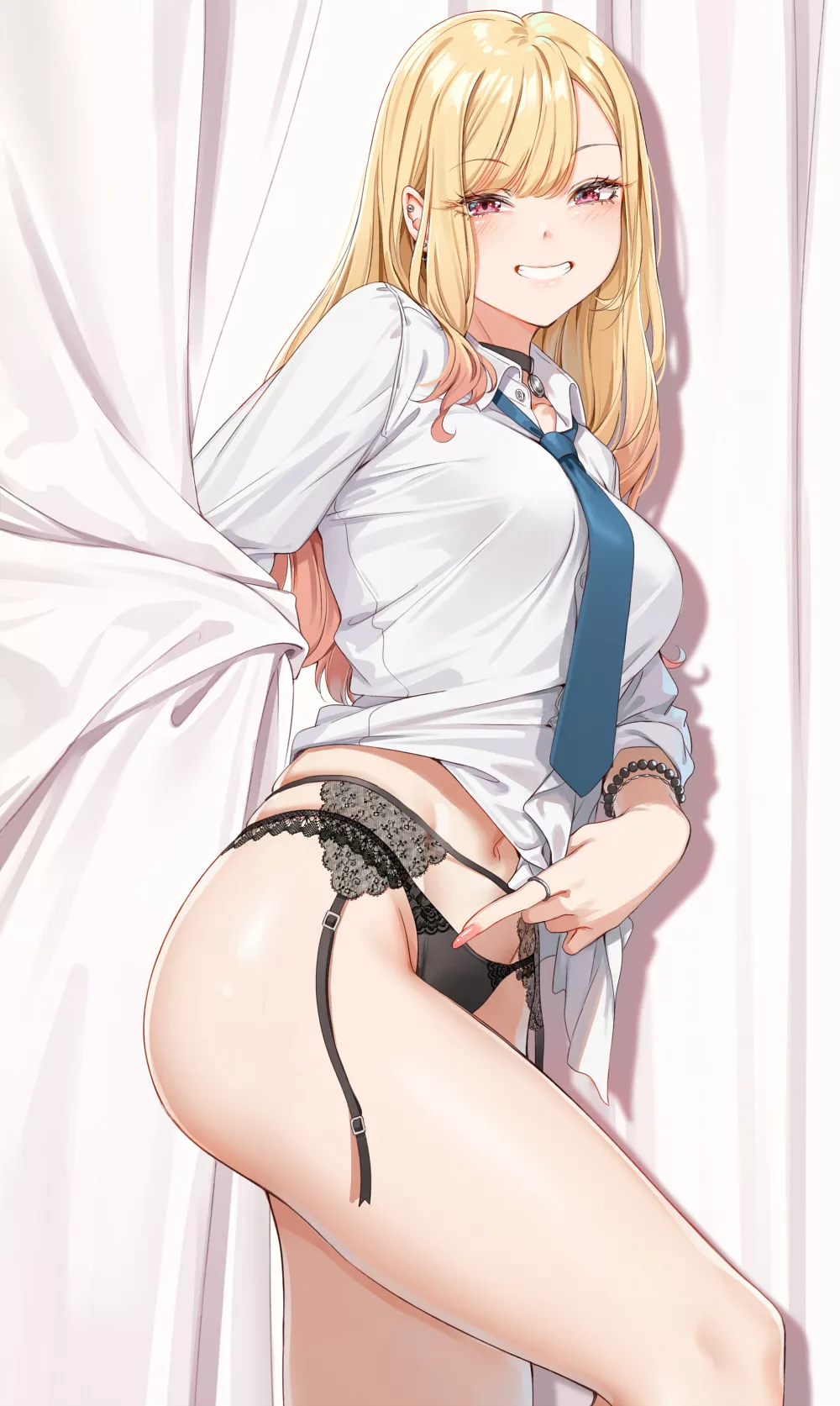 Marin Showing off Her Lingerie