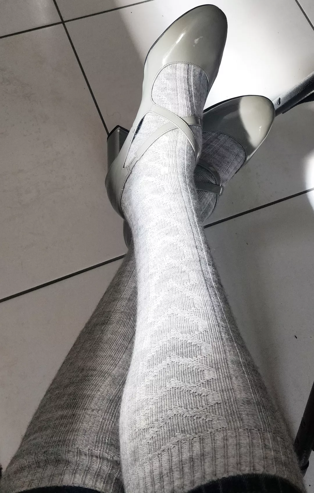 Mary Janes on a sunny spring day 