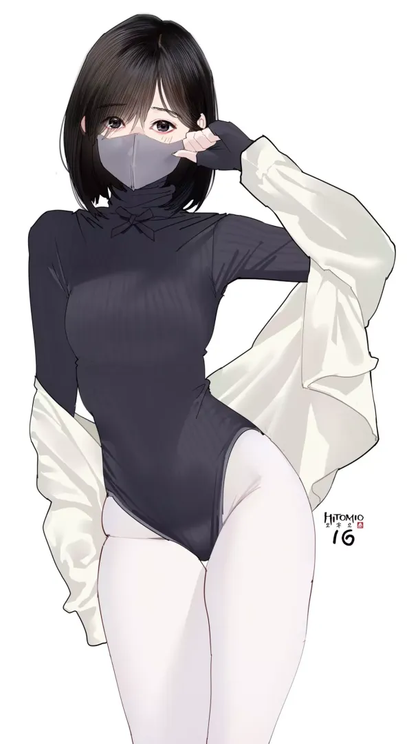 Masked girl [Artist's Original]