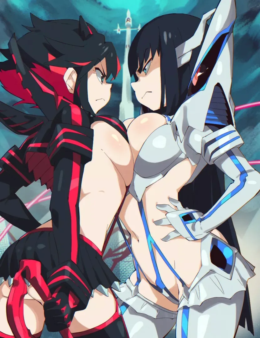 Matoi Ryuuko & Kiryuuin Satsuki(aetherion art)[Kill la Kill]