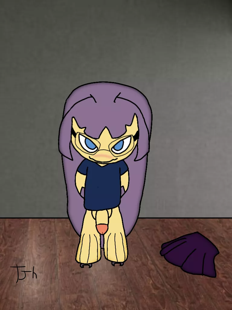Mawile showing off his cock (original artist) [m]