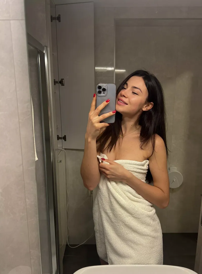 maybe I should get out of the shower without a towel.
