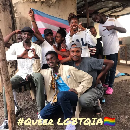 Me and my Queer LGBTQIA 🏳️‍⚧️🏳️‍🌈 in Kakuma Refugee Camp, Sharing Love 💕during the Easter Season
