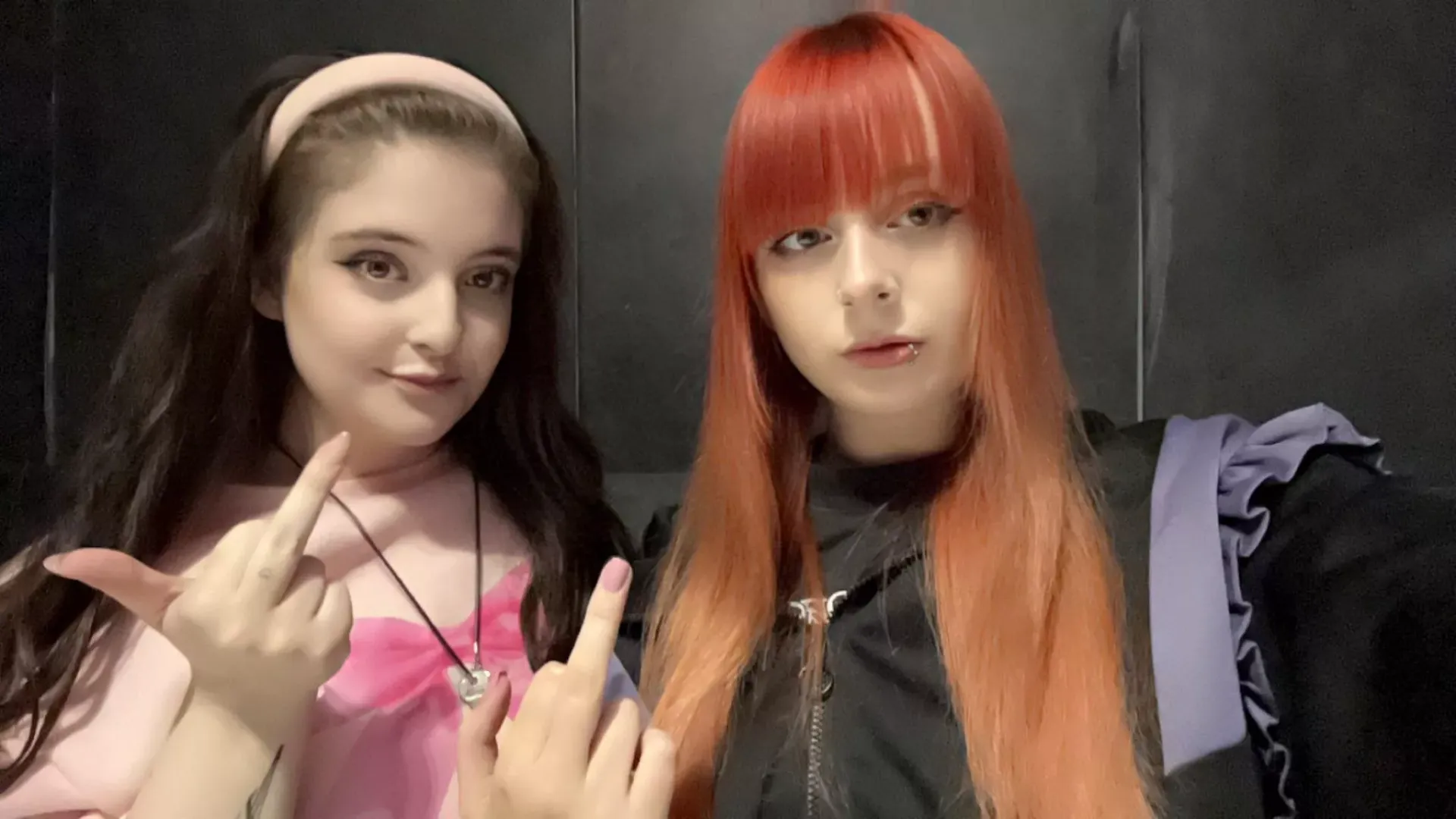 Me and Princess Sabrina on Friday night just after we’d bust some beta balls 😈