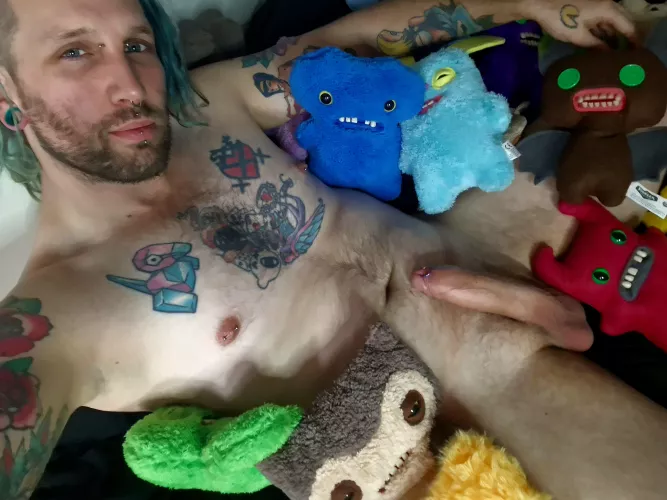 Me and the plushie army ;)