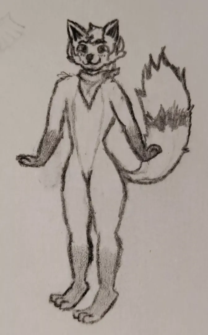 me as a cute fox!