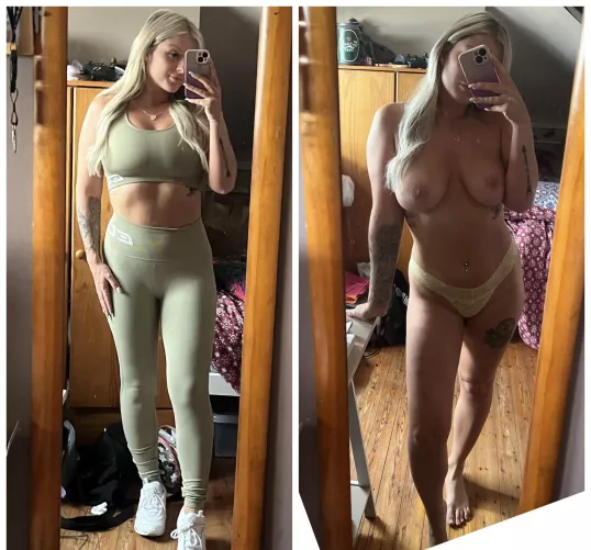 Me at the gym vs when you take me home