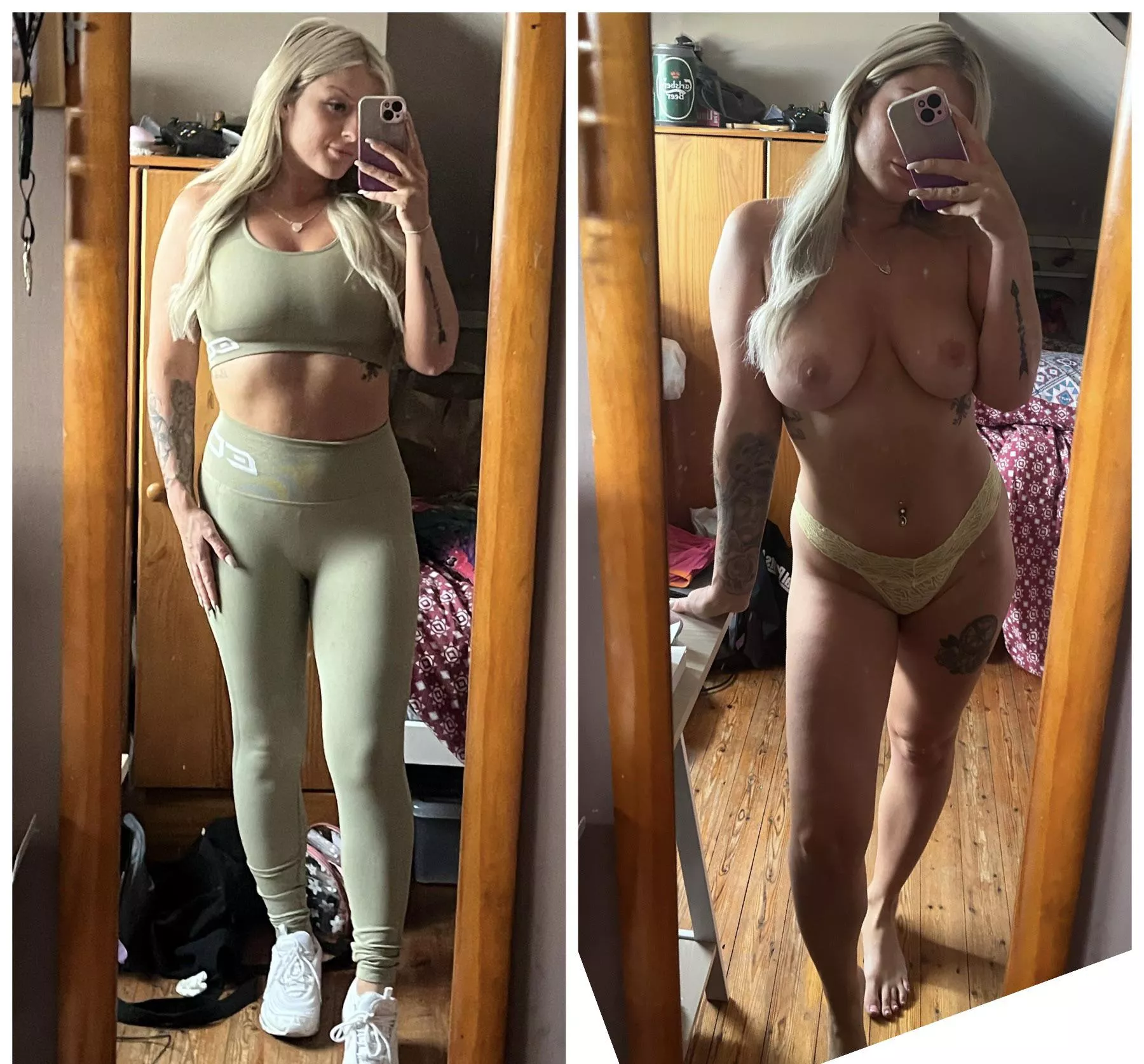 Me at the gym vs when you take me home