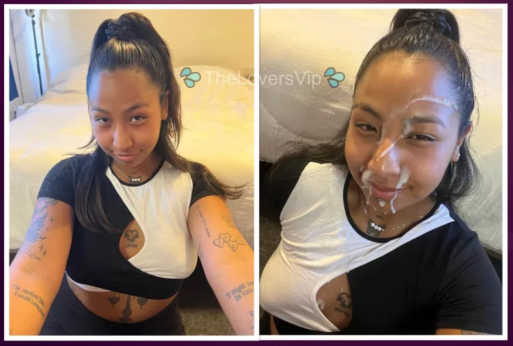 Me Before and  After his cum