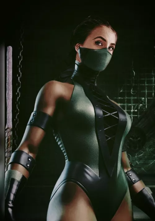 Me Cosplaying as Jade Mortal Kombat