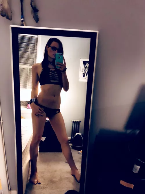 Me in my favorite lingerie