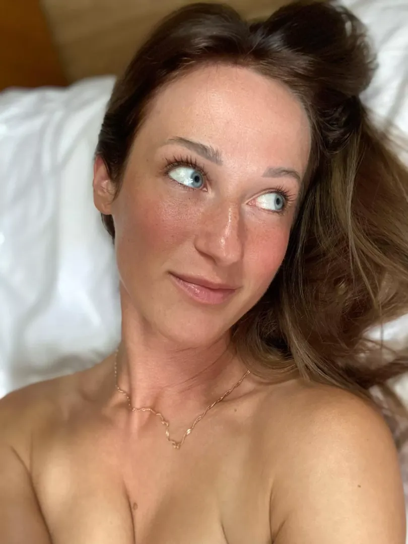 Me smiling when you wake up next to me