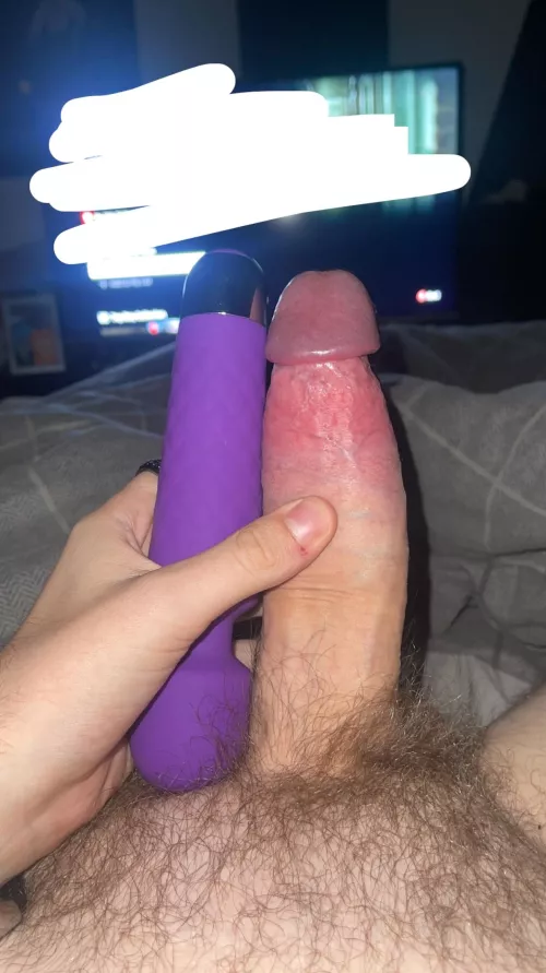 Me up against my girlfriends vibrator