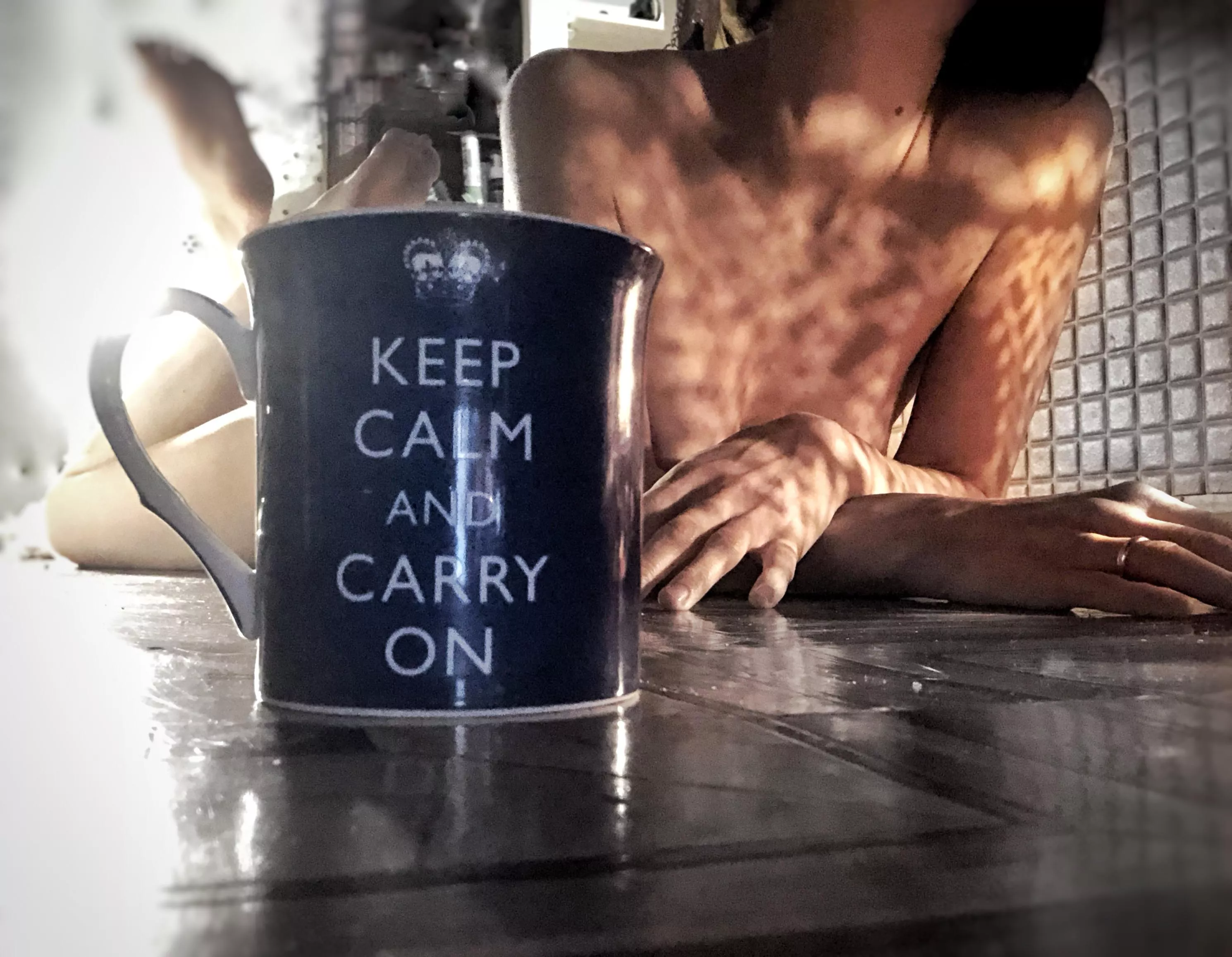 Meanwhile, our coffee got cold