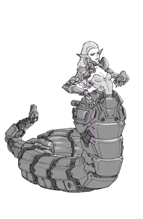 Mecha Lamia by Alex Cipriano