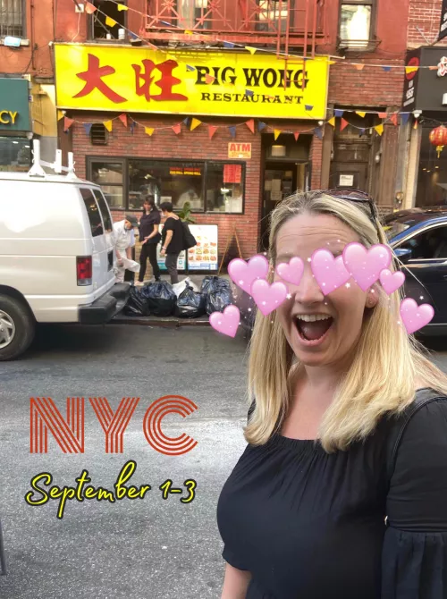 Meet be in the Big Apple on Sep 1-3 💕