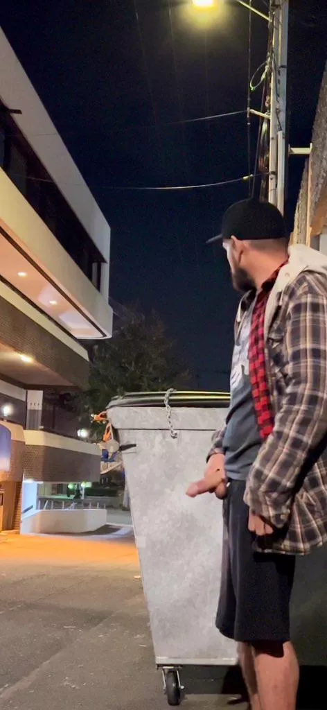 Meet behind the dumpster?