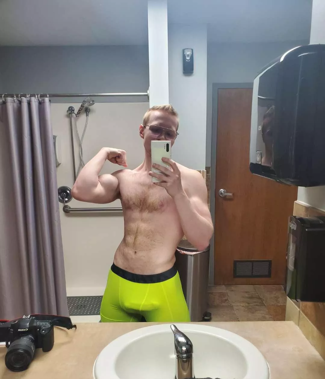 Meet me in the locker room, ass up, already lubed otherwise I'll spit on your hole to breed you relentlessly. 