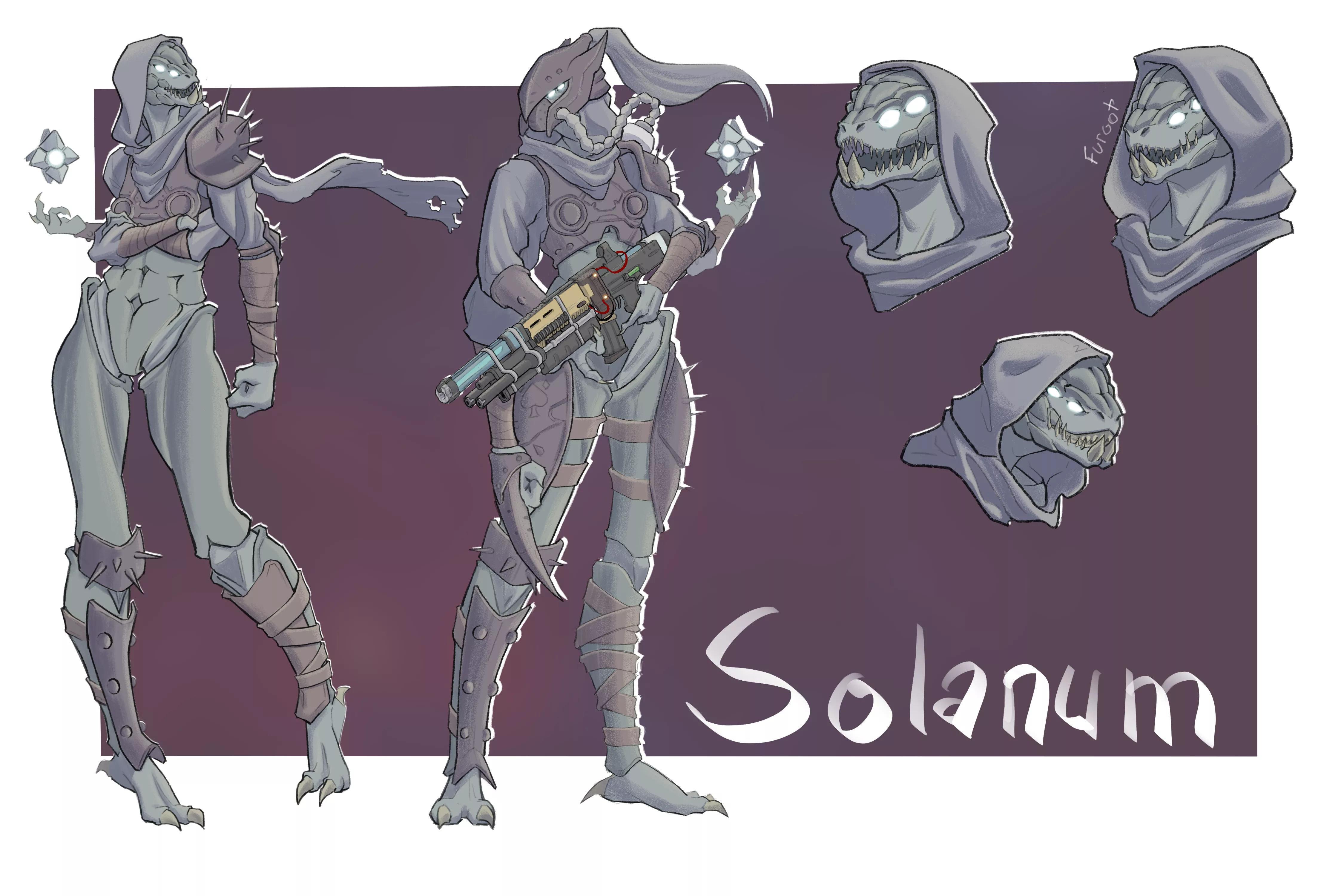 Meet Solanum, you want me to design your Sona as a Destiny character too? feel free to dm me :3 (art by me)