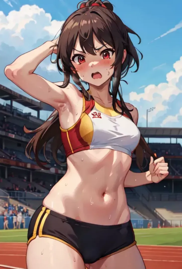 Megumin Running
