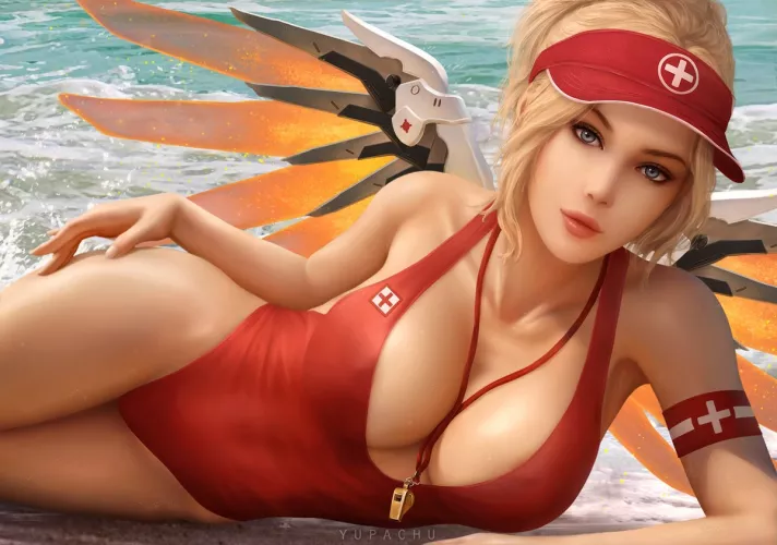 Mercy (lifeguard) by Yupachu