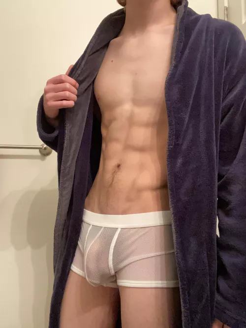 Mesh undies are perfect for window shopping 😜